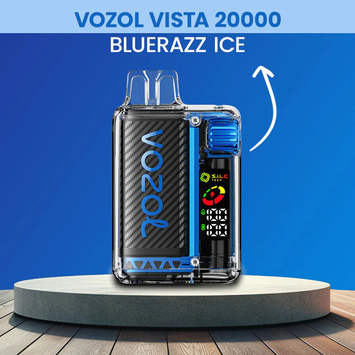 vozol 20000 blue razz ice Vozol Vista 20000 Puff Disposable Vape - Blue Razz Ice - 50mg - 2 Pack |  Shop Today. Get it Tomorrow! main image 1
