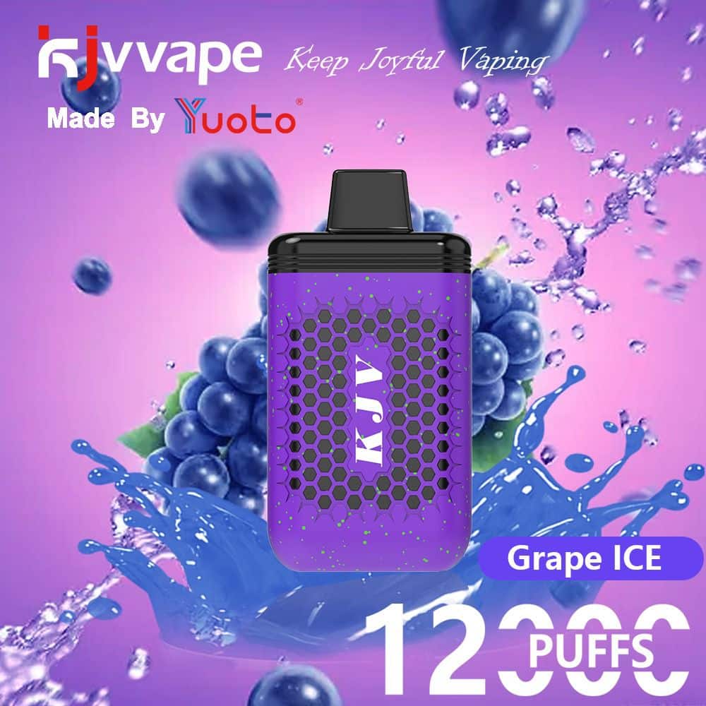 Yuoto KJV 12000 Puffs disposable grappe ice