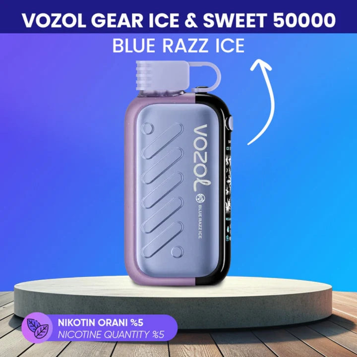Vozol Gear Ice Sweet 50000 Blue Razz Ice