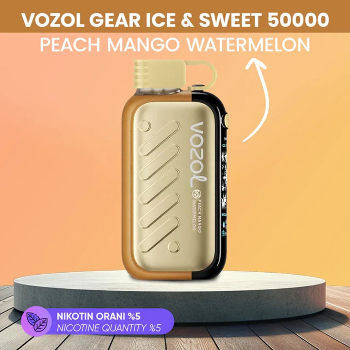 Vozol Gear Ice Sweet 50000 Peach Mango Watermelon
