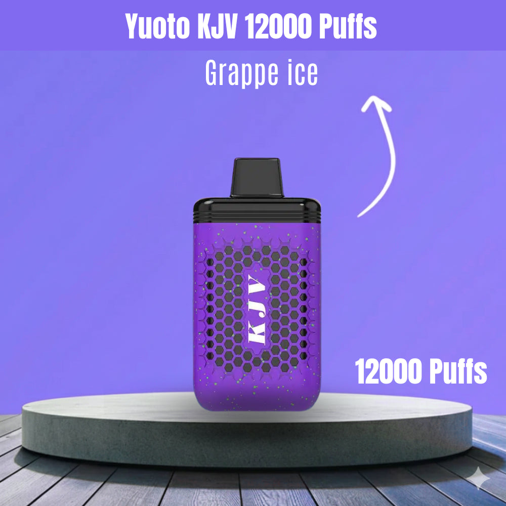 Yuoto KJV 12000 Puffs disposable grappe ice